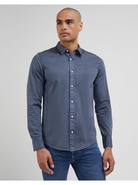 Lee Lee Camicia PATCH Grigio Regular Fit