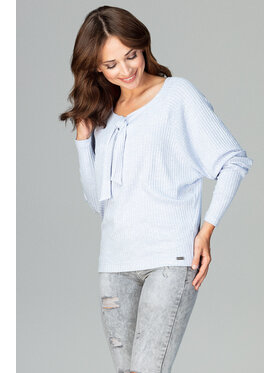 Lenitif Lenitif Blúzka K468 Modrá Regular Fit