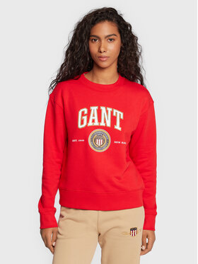 Gant Gant Majica dugih rukava Crest Shield 4203666 Crvena Regular Fit