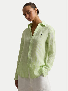 Polo Ralph Lauren Polo Ralph Lauren Πουκάμισο 211A96158001 Πράσινο Classic Fit
