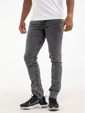 Croll Croll Jeansy Spodnie Jeansowe Croll Basic Slim 6220 Czarne 36 Czarny Slim Fit