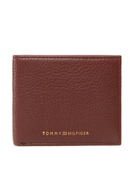 Tommy Hilfiger Tommy Hilfiger Duży Portfel Męski Premium leather Mini Cc Wallet AM0AM08725 Brązowy