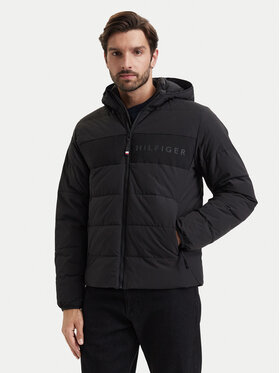 Tommy Hilfiger Tommy Hilfiger Winterjacke MW0MW45273 Schwarz Regular Fit