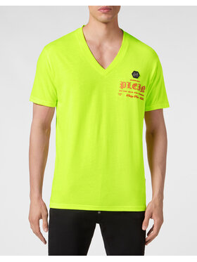 PHILIPP PLEIN PHILIPP PLEIN T-Shirt 241 Żółty Regular Fit