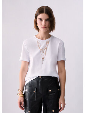 Liu Jo Liu Jo T-Shirt WF6079JS923Q9698 Biały Regular Fit