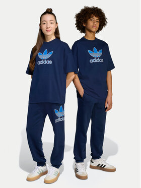 adidas adidas Melegítő alsó Big Logo Execution JV8577 Sötétkék Loose Fit