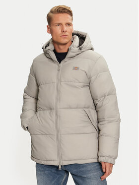 Dickies Dickies Bunda pro přechodné období Waldenburg Hooded DK0A4YEYD06 Šedá Regular Fit