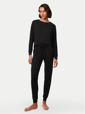 Triumph Triumph Pantaloni pijama Cozy Comfort 10216531 Negru Regular Fit