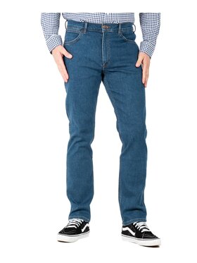 Wrangler Wrangler Jeansy Greensboro Niebieski Straight Fit