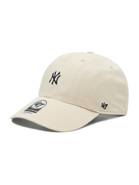 47 Brand 47 Brand Šiltovka New York Yankees MLB Base Runner Clean Up B-BSRNR17GWS-NT Béžová
