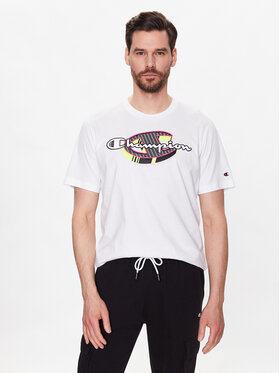 Champion Champion Tričko 218483 Biela Regular Fit