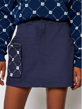 Local Heroes Local Heroes Mini suknja LH Pocket AW2021P0026 Tamnoplava Regular Fit