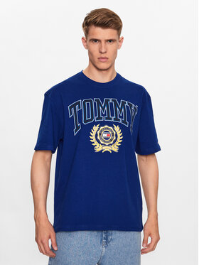Tommy Jeans Tommy Jeans Тишърт DM0DM16832 Син Relaxed Fit