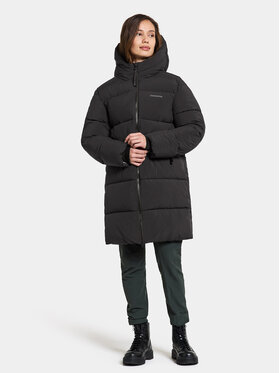 Didriksons Didriksons Hanorac Nomi Wns Parka 3 504832 Negru Regular Fit