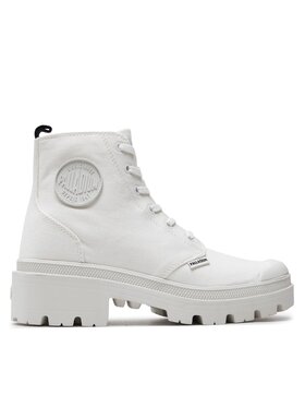 Palladium Palladium Schnürstiefeletten Pallabase Twill 96907-141-M Weiß