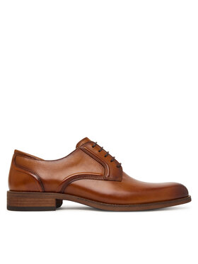 Clarks Clarks Poltopánky CraftRemi Lace 26186389 Hnedá