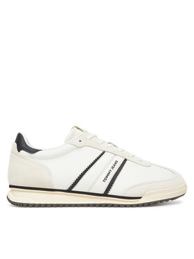 Tommy Jeans Tommy Jeans Laisvalaikio batai Tjm Retro Runner Cleated EM0EM01619 Balta