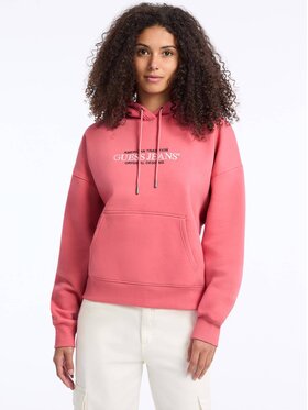 Guess Guess Bluza 165731 Różowy Classic Fit