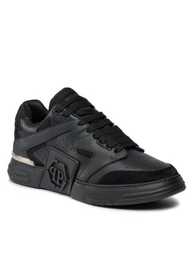 PHILIPP PLEIN PHILIPP PLEIN Sneakersy Lo-Top Sneakers Phantom $Treet AACS USC0511 PLE010N Czarny