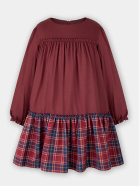 minimi minimi Sukienka elegancka FW11 Bordowy Relaxed Fit