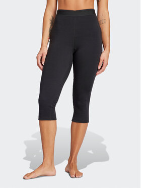 adidas adidas Kapri bikses Xperior Merino 260 HZ8537 Melns Tight Fit
