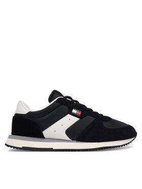 Tommy Jeans Tommy Jeans Laisvalaikio batai Tjm Eva Runner Mix Material EM0EM01737 Juoda