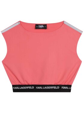 Karl Lagerfeld Kids Karl Lagerfeld Kids Top Z15410 D Crvena Regular Fit