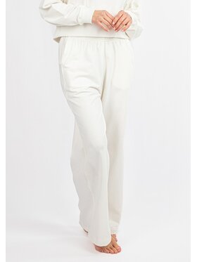 DKaren Sport DKaren Sport Spodnie dresowe DK-K-B23 Écru Classic Fit