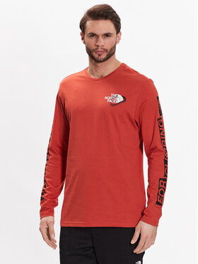 The North Face The North Face Majica dugih rukava Outdoor NF0A827K Narančasta Regular Fit