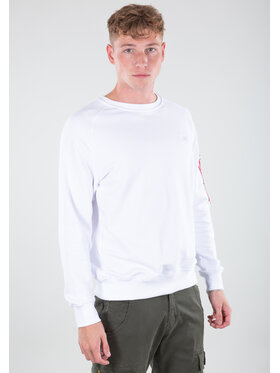 Alpha Industries Alpha Industries Bluza X-Fit Sweatshirt Biały Regular Fit