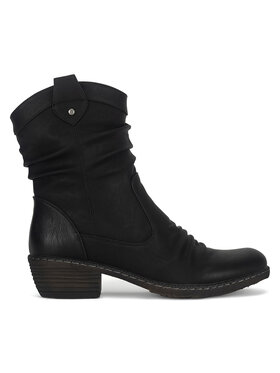 Rieker Rieker Kovboju apavi 93770-01 Melns