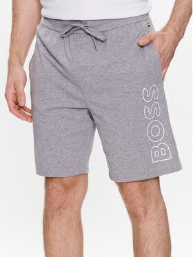 Boss Boss Bavlnené šortky 50472753 Sivá Regular Fit