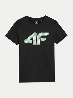 4F 4F T-Shirt 4FJWSS24TTSHM1115 Czarny Regular Fit