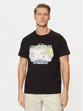 Guess Guess T-shirt M5RI10 I3Z14 Crna Regular Fit