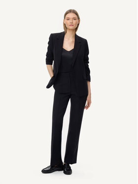 KMX KMX Spodnie materiałowe 809740007 Czarny Straight Fit