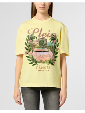 PHILIPP PLEIN PHILIPP PLEIN T-Shirt 30524 Žlutá Over Fit