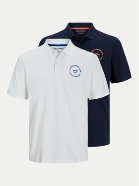 Jack&Jones Jack&Jones Комплект 2 тениски с яка Simon 12276428 Цветен Regular Fit