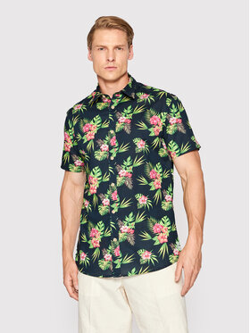 Selected Homme Selected Homme Košeľa Crazy 16084700 Tmavomodrá Slim Fit