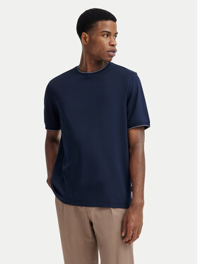 Bugatti Bugatti T-krekls 8350-75091C Tumši zils Regular Fit