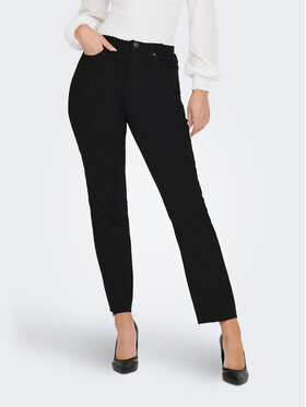 ONLY ONLY Džínsy Emily 15219264 Čierna Straight Leg