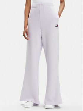 Tommy Jeans Tommy Jeans Teplákové kalhoty DW0DW17312 Fialová Wide Leg