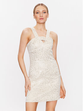 NAF NAF NAF NAF Kleid Epivoine XENR32 Écru Regular Fit