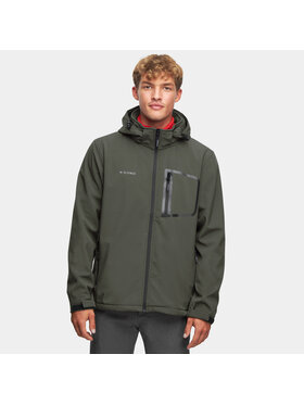 Alpinus Alpinus Kurtka softshell Stenshuvud Khaki Standard Fit