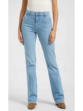 Lee Lee Jeansy Double Seamed Boot Jeans Niebieski Bootcut Fit