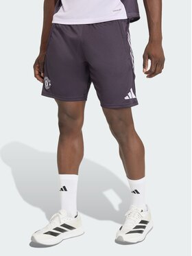 adidas adidas Szorty sportowe Manchester United Tiro Fioletowy Regular Fit