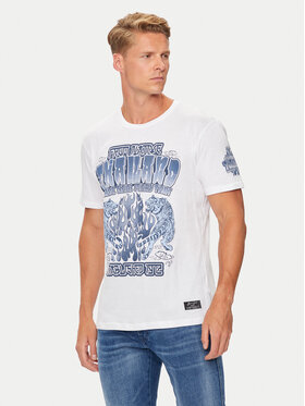 Brave Soul Brave Soul T-Shirt MTS-149SKEN Biały Regular Fit