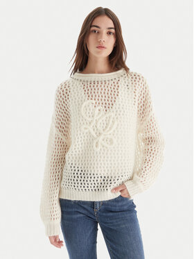 Liu Jo Liu Jo Пуловер MF5430 MS039 Екрю Relaxed Fit