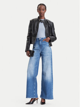 Guess Guess Džinsi W6YA82 D1331 Zils Wide Leg