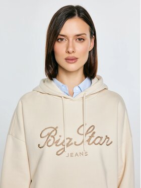 BIG STAR BIG STAR Bluza RAISA_103_170 Beżowy Regular Fit