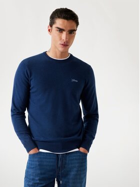 Guess Guess Sweter 176375 Niebieski Classic Fit